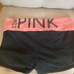 VS pink yoga shorts